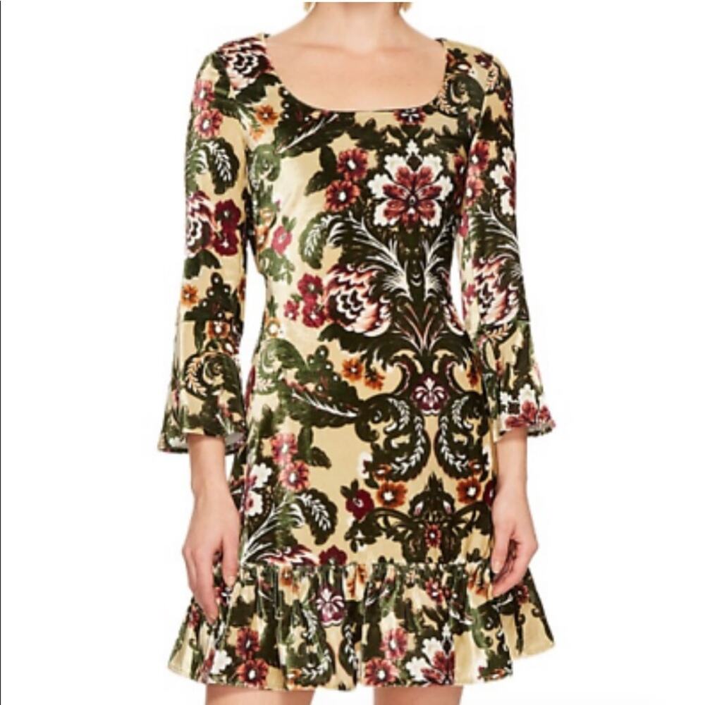 Moschino designer Jeremy Scott velvet mini